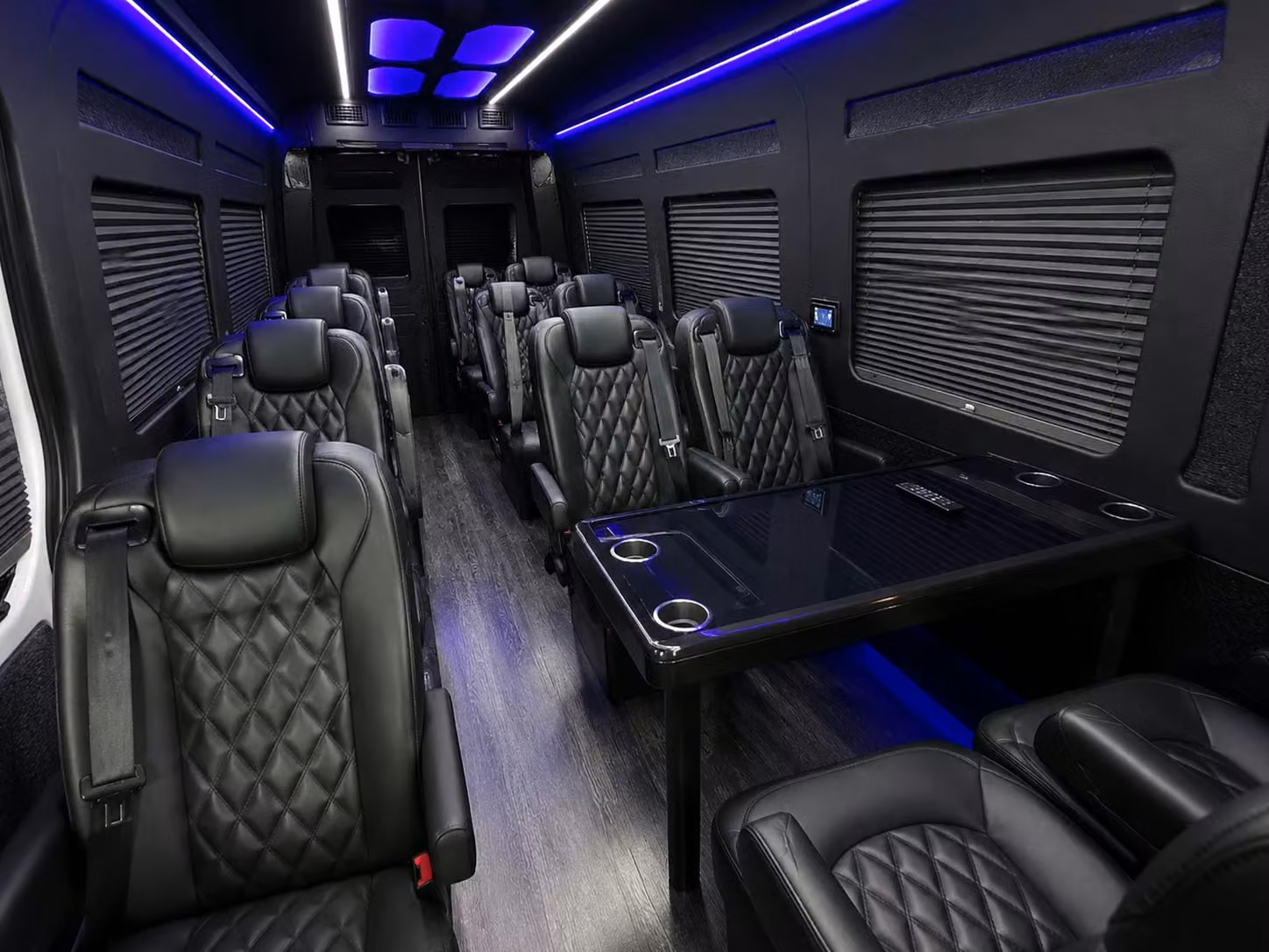 sprinter van with driver interior